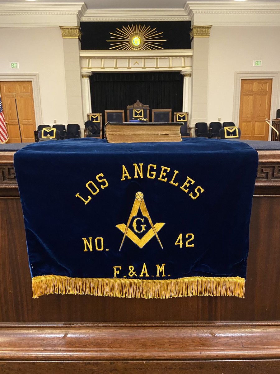 lodgela42's tweet photo. We had a fabulous Stated Meeting and dinner for the month of May. We voted two new prospects into the Lodge to receive the degrees of Masonry.
#losangeleslodge42 #freemasonry #freemason #freemasons #masonsofca #freemasonsofca #smib #2b1ask1 https://t.co/PBSmpJqDwP