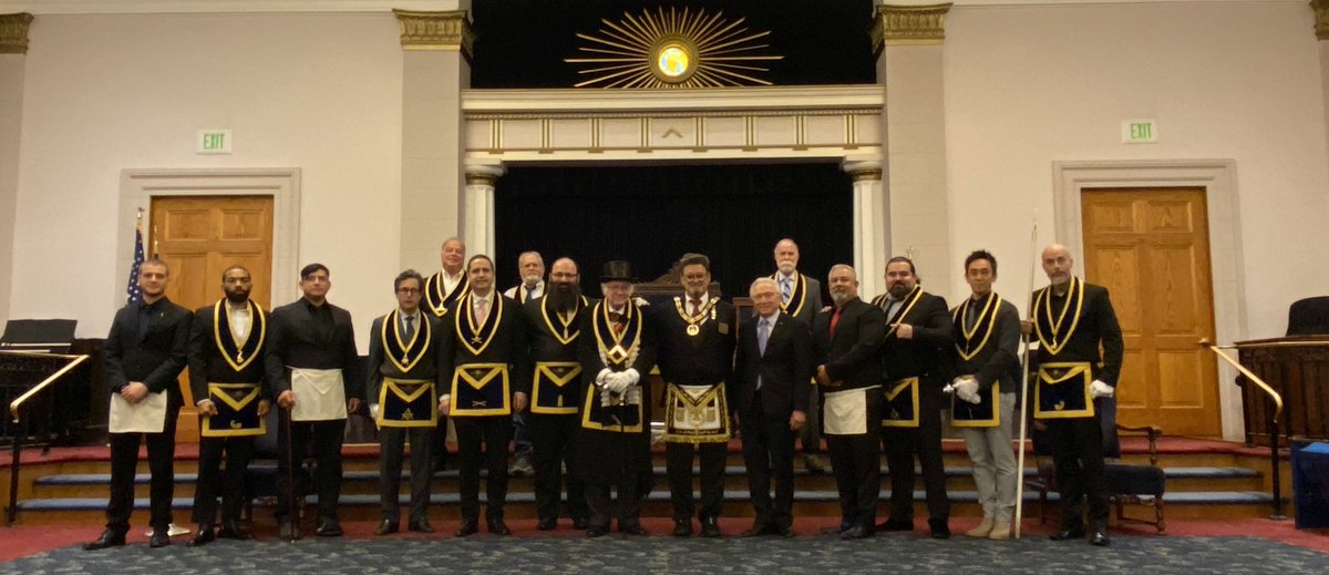 lodgela42's tweet photo. We had a fabulous Stated Meeting and dinner for the month of May. We voted two new prospects into the Lodge to receive the degrees of Masonry.
#losangeleslodge42 #freemasonry #freemason #freemasons #masonsofca #freemasonsofca #smib #2b1ask1 https://t.co/PBSmpJqDwP