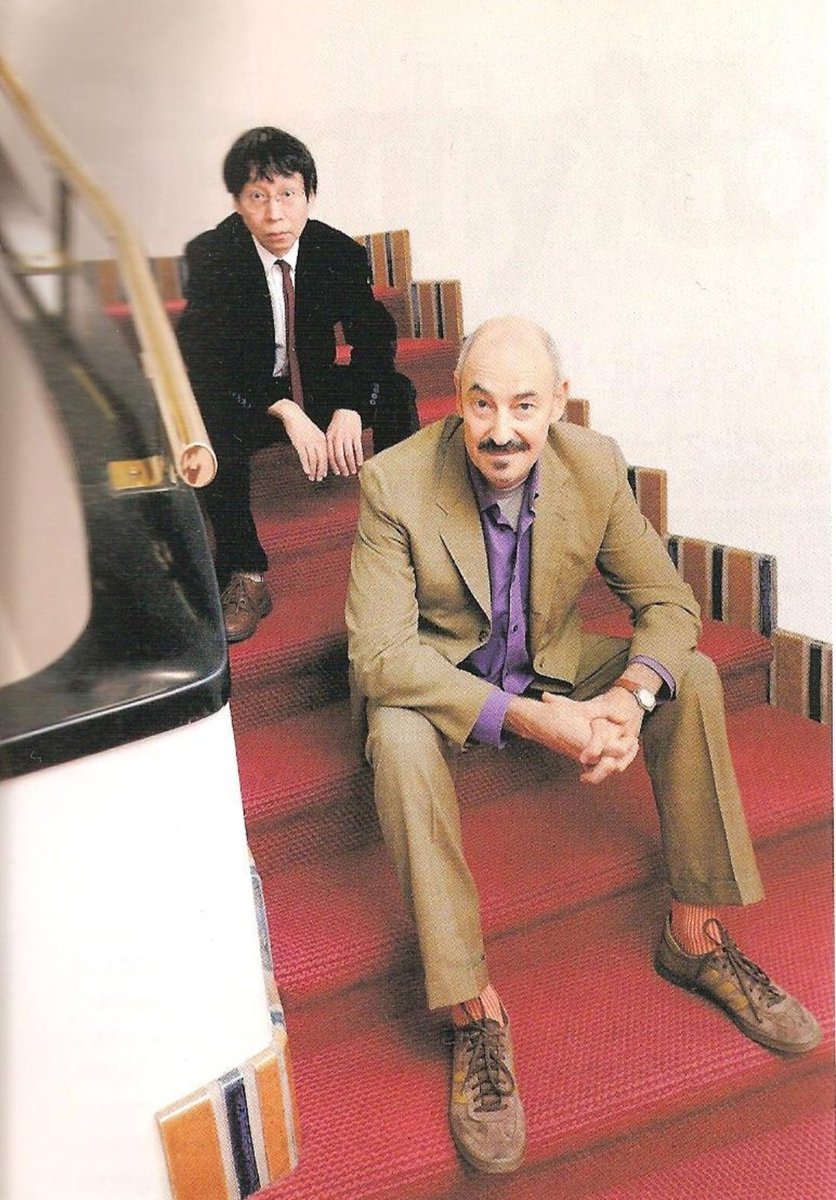 With my Japanese translator, the great Motoyuki Shibata,  <a href="/monkey_info1/">MONKEY</a> at Hilltop Hotel in Tokyo, 2007. He's in New York to moderate Paul Auster/Saul Leiter event this evening at Seizan Gallery ( Instagram  seizan-ny )