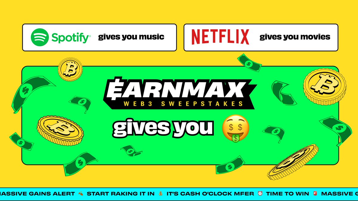 CryptosRus (@cryptosr_us) on Twitter photo EARNMax just dropped from <a href="/EARNMrewards/">$EARNM Ecosystem</a> - an on-chain subscription, powered by #Chainlink VRF, that automatically enters you into:
✅Every Weekly Drawing
✅$20K+ Monthly Rewards Pool (that increase as more join)
✅2025 Mega Pool!
There are 4 subscription tiers: Basic, Plus, Pro EARNMax just dropped from <a href="/EARNMrewards/">$EARNM Ecosystem</a> - an on-chain subscription, powered by #Chainlink VRF, that automatically enters you into:
✅Every Weekly Drawing
✅$20K+ Monthly Rewards Pool (that increase as more join)
✅2025 Mega Pool!
There are 4 subscription tiers: Basic, Plus, Pro
