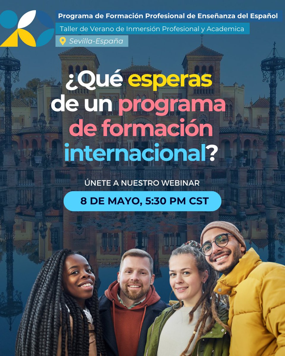 What skills should every bilingual teacher strengthen today?
Discover them today in our live conversation on teacher training in Spain 🇪🇸
🗓️ May 8 – 5:30 PM CT
🔗 Register: forms.gle/HzoaJVp1KHghHr…
🌐 Zoom: us06web.zoom.us/j/89118018815?…
