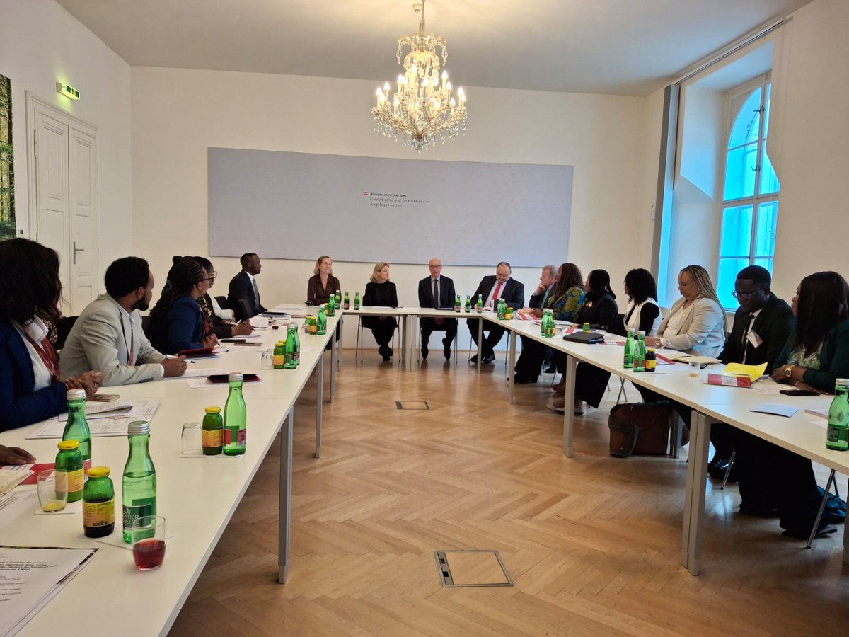 Gashaw Ayferam (@ayferamgashaw) on Twitter photo The ETP Africa team had a productive #roundtable discussion at <a href="/MFA_Austria/">MFA Austria</a>. #Briefed on Austria's foreign policy & security priorities, and their #UNSC candidacy (2027-2028) strategy: Partnership - Dialogue - Trust - <a href="/AustriaUN/">Austria UN</a> <a href="/danielroethlin/">Daniel Röthlin</a> The ETP Africa team had a productive #roundtable discussion at <a href="/MFA_Austria/">MFA Austria</a>. #Briefed on Austria's foreign policy & security priorities, and their #UNSC candidacy (2027-2028) strategy: Partnership - Dialogue - Trust - <a href="/AustriaUN/">Austria UN</a> <a href="/danielroethlin/">Daniel Röthlin</a>