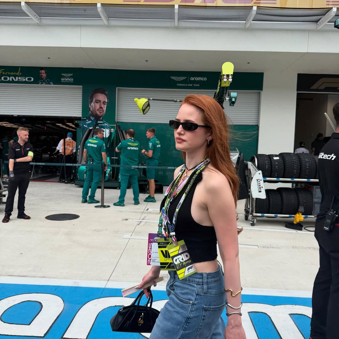 Madelaine at the Miami GP