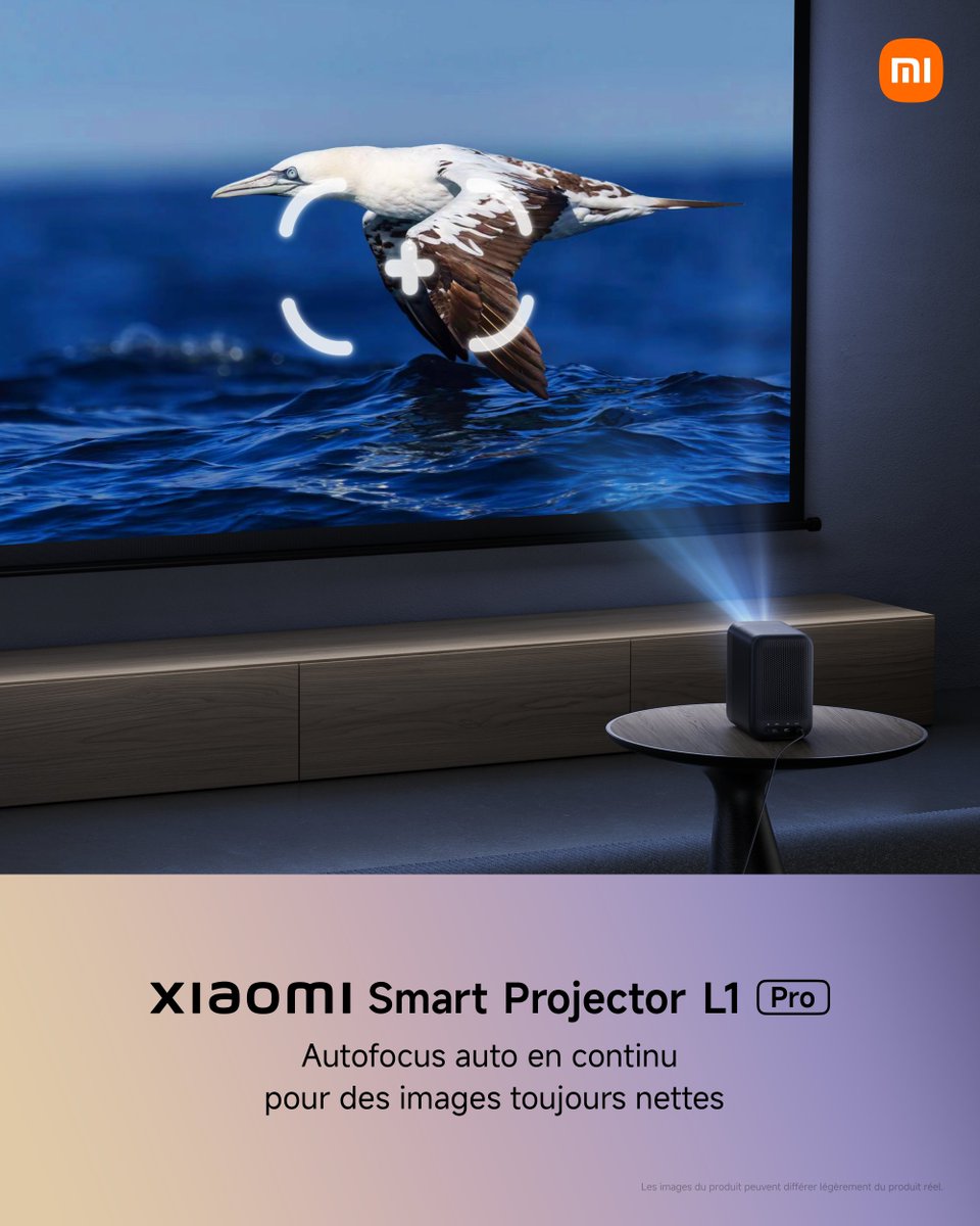 XiaomiFrance's tweet image. 🎯 Fini les réglages compliqués, laissez place au spectacle.
💪 Le #XiaomiSmartProjectorL1 Pro fait la mise au point tout seul.
🎬 Films, séries ou jeux… profitez sans bouger le petit doigt.
💬 Vous aussi vous en avez marre des images floues ?

Likez si vous voulez l’essayer…