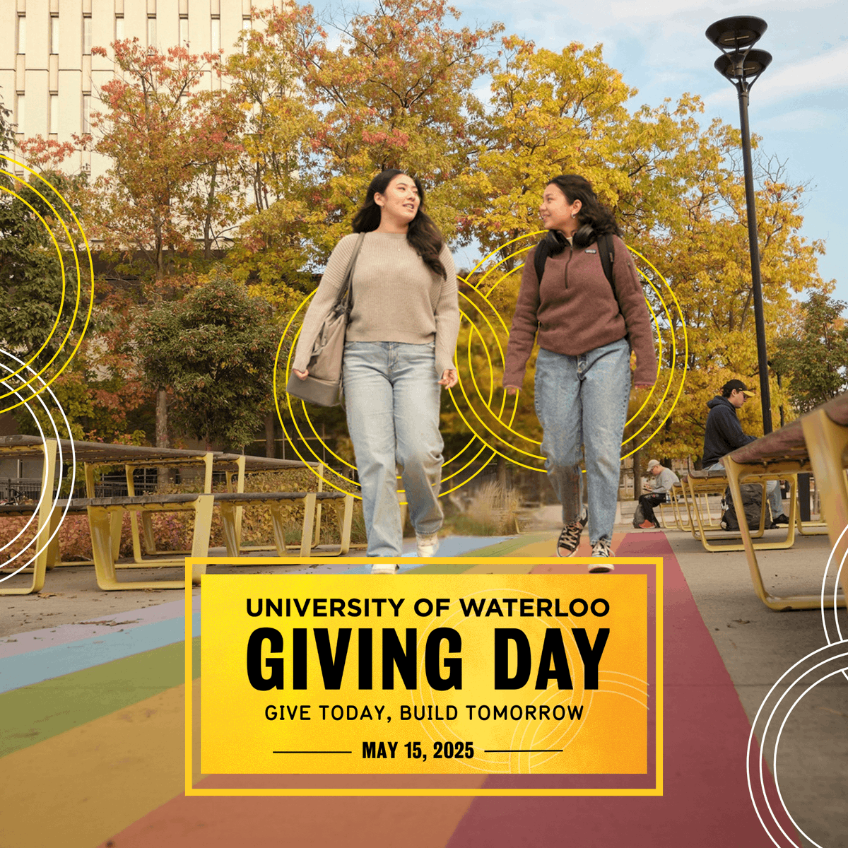 We are one week away from our first-ever #UWaterlooGivingDay, and the countdown is on! Every gift made between today through to  May 15 counts toward our goal. 

Give today, build tomorrow, and be part of something big: bit.ly/42f4NCI
 
#GiveTodayBuildTomorrow