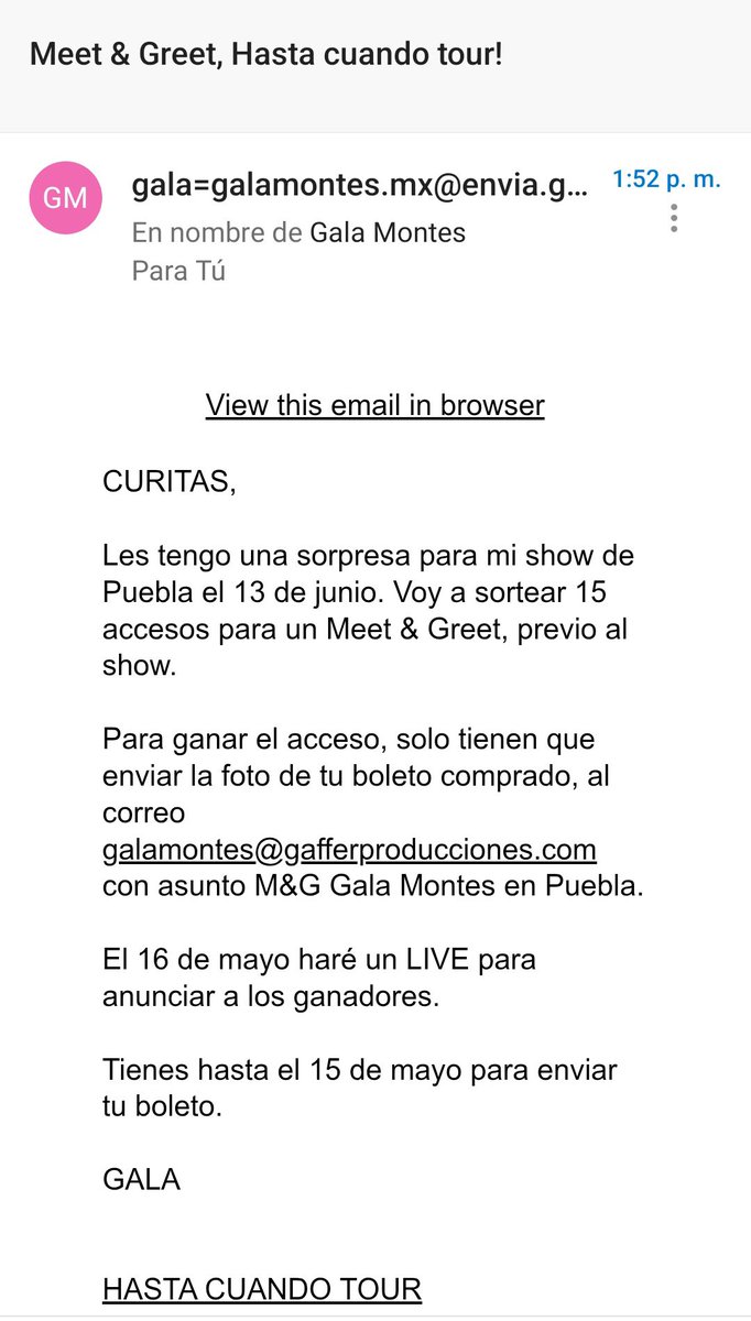 dimeperra's tweet image. JAJAJA la Gula @GalaMontes2 está desesperada por vender boletos de su show pedorro, y era de esperarse, en el Estado de México ha vendido MENOS DE 100 BOLETOS y eso que falta menos de 1 mes y medio para el “concierto” JAJAJAJA gracias @Ichomexicat, sin ti no podríamos burlarnos…