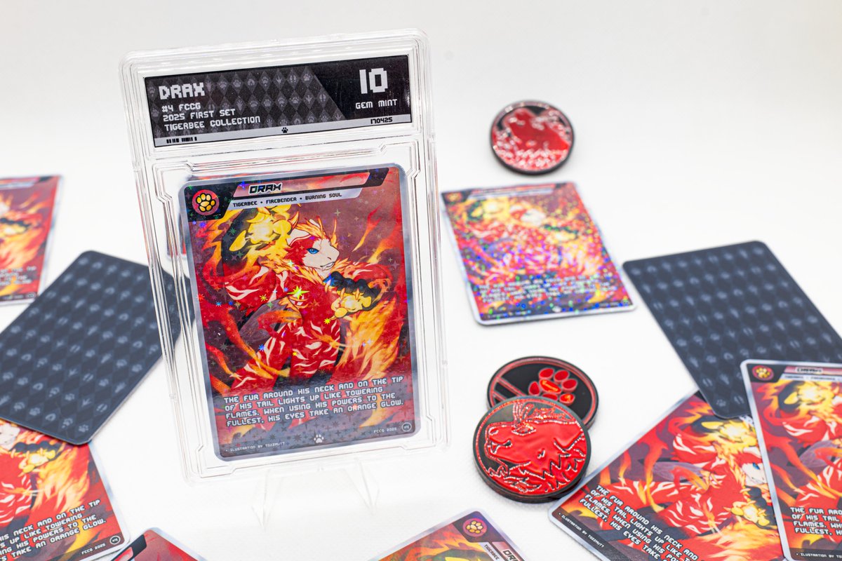 Tozz 🥚 | Comms open! ✏️ (@tozzmutt) on Twitter photo "Come here... I'll show you the ways of the flames"
Here's the latest finished custom trading card done for <a href="/DraxLoneDragons/">Drax | Free 🇵🇸 | 🔜 Ibercon | Zionism is cancer</a> !! 🔥🔥
📌 Do you wanna get one of these for yourself? Fill out the form on my bio now‼️ "Come here... I'll show you the ways of the flames"
Here's the latest finished custom trading card done for <a href="/DraxLoneDragons/">Drax | Free 🇵🇸 | 🔜 Ibercon | Zionism is cancer</a> !! 🔥🔥
📌 Do you wanna get one of these for yourself? Fill out the form on my bio now‼️