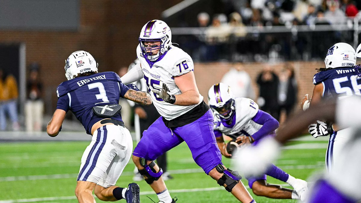 HERO Sports (@herosportsnews) on Twitter photo 🔸#CFB G5 Spotlight🔸
JMU OL Pat McMurtrie (<a href="/PatMcMurtrie_64/">Patrick McMurtrie</a>)
-2025 Gr.
-6-5, 303 lbs
-All-Sun Belt first team
-0 sacks allowed in 2024
📸<a href="/JMUFootball/">JMU Football</a>
<a href="/CoachBobChesney/">Robert Chesney</a> <a href="/Coach_DKennedy/">Dean Kennedy</a> <a href="/Coach_Smith61/">Coach Chris Smith</a> <a href="/SSN_JMU/">Sidelines - JMU</a> 🔸#CFB G5 Spotlight🔸
JMU OL Pat McMurtrie (<a href="/PatMcMurtrie_64/">Patrick McMurtrie</a>)
-2025 Gr.
-6-5, 303 lbs
-All-Sun Belt first team
-0 sacks allowed in 2024
📸<a href="/JMUFootball/">JMU Football</a>
<a href="/CoachBobChesney/">Robert Chesney</a> <a href="/Coach_DKennedy/">Dean Kennedy</a> <a href="/Coach_Smith61/">Coach Chris Smith</a> <a href="/SSN_JMU/">Sidelines - JMU</a>