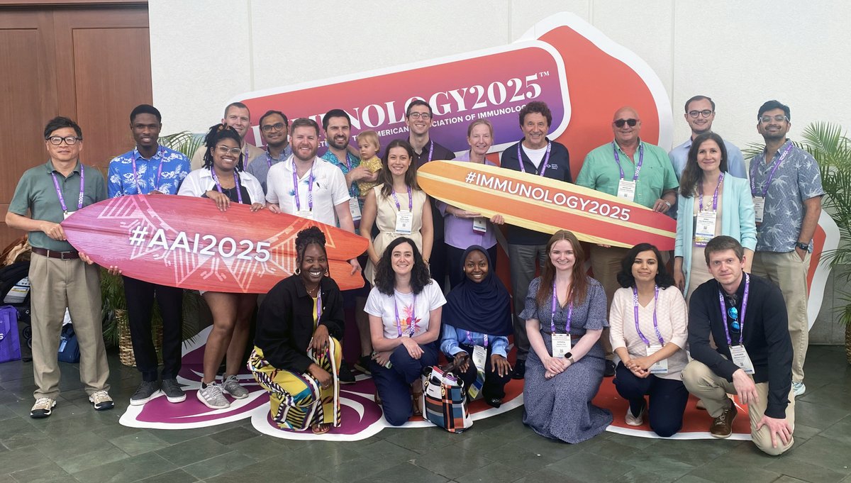 ImmunologyAU's tweet image. Our team had a fantastic time at #AAI2025! These meetings remind us how collaboration drives discovery and inspires innovation. We're grateful to be part of this global community! 🌍🔬
#IMMUNOLOGY2025 @ImmunologyAAI
