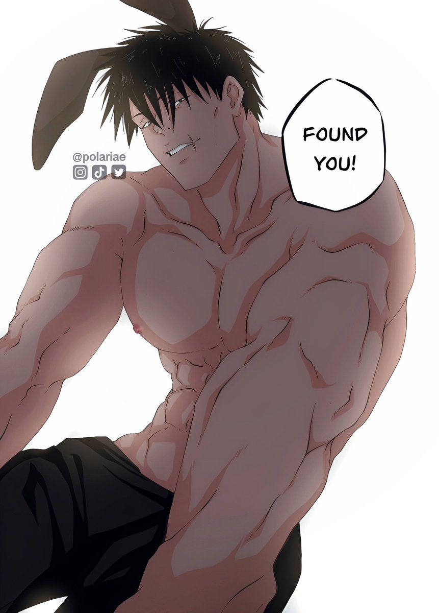 Catched. 🐰 #TojiFushiguro
(nsfw arts on tier 1)