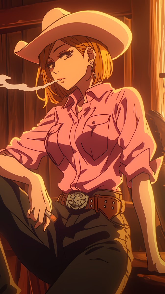 Gradalis7's tweet image. | 4K Anime Girls : Nobara Kugisaki 🤎
#anime #midjourney #4KUltraHD  #AIart #AI #art #Nobara #Kugisaki #JujutsuKaisen #jjk #jujutsu_kaisen #manga
