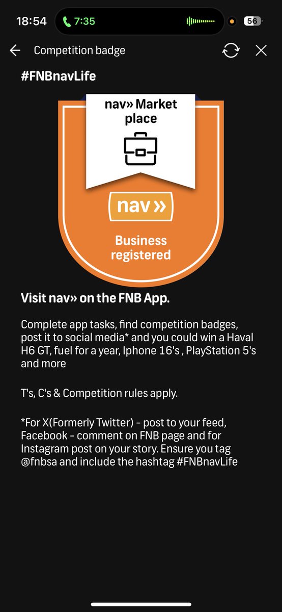 mugikhan's tweet photo. @FNBSA #FNBnavLife https://t.co/rN9axxpmZR