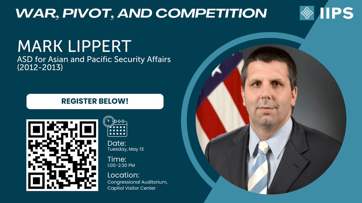 Speaker Spotlight 🔎: Mark Lippert 

Served as Assistant Secretary of Defense for Asian and Pacific Security Affairs, U.S. Ambassador to ROK, Chief of Staff to the Secretary of Defense, and U.S. Navy Intelligence Officer.

Join us on May 13!