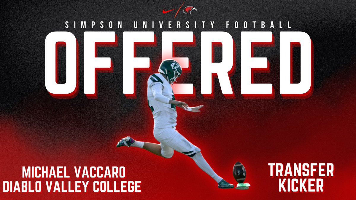 Michaeljvaccar0's tweet image. After a great conversation with @CoachG_Simpson . I’m proud to announce an offer Simpson University!

@cabbes24 @vincebordelon @thompsonsctg @CoachChavis07 @JamesLangford86 @CoachDev_KTPrep