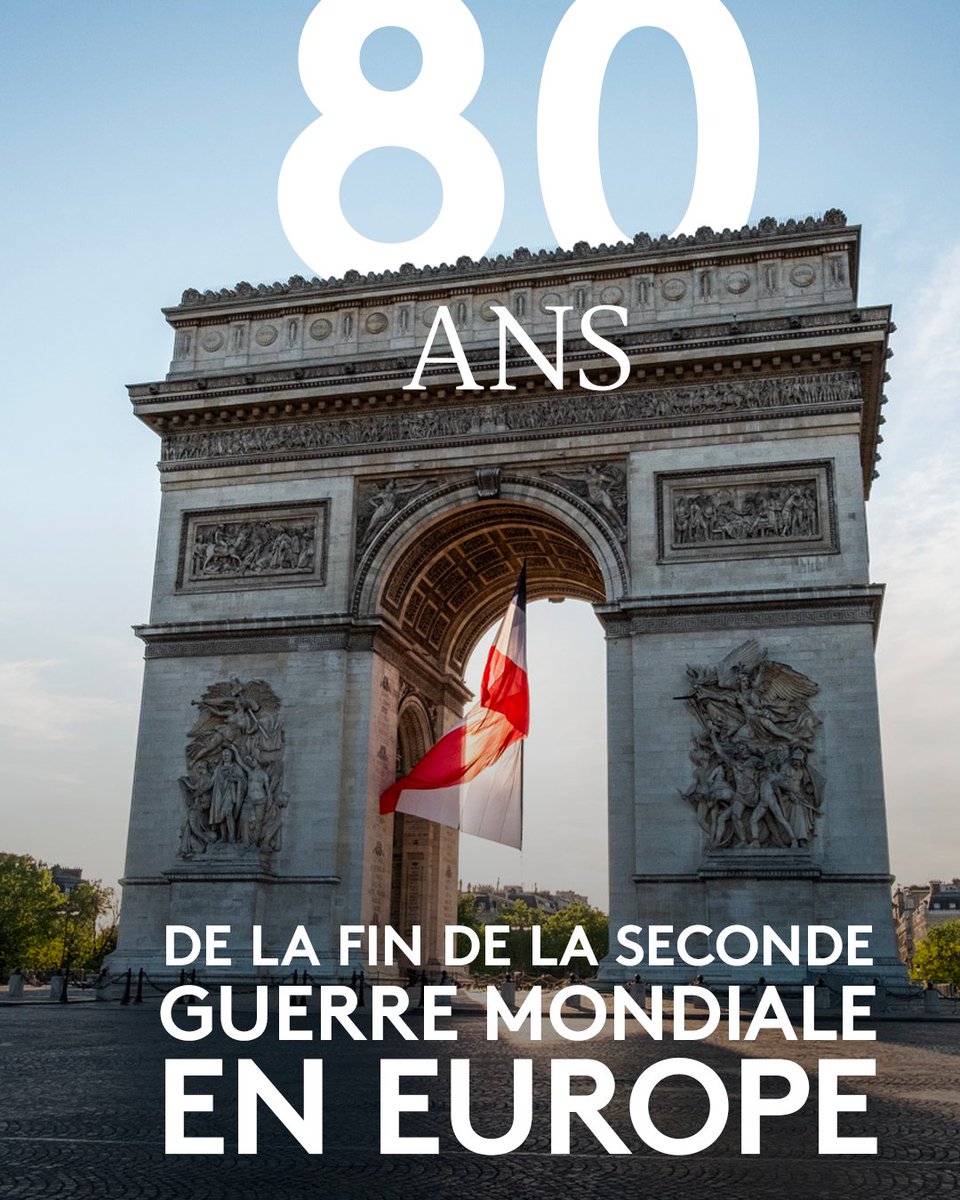 Le 8 mai 1945, avec la fin de la guerre en Europe, une nouvelle France voyait le jour.

80 ans plus tard, souvenons-nous de la France d’hier, protégeons celle d’aujourd’hui, et bâtissons ensemble celle de demain.

#8Mai1945