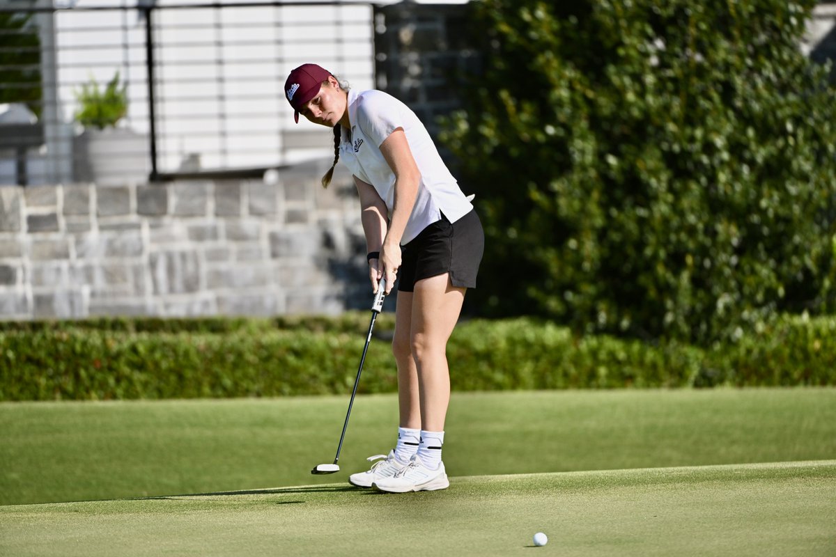 Izzy and Sam each card a birdie! Izzy moves to T5 at 2-under!

📊» hailst.at/44nPg6p

#HailState🐶