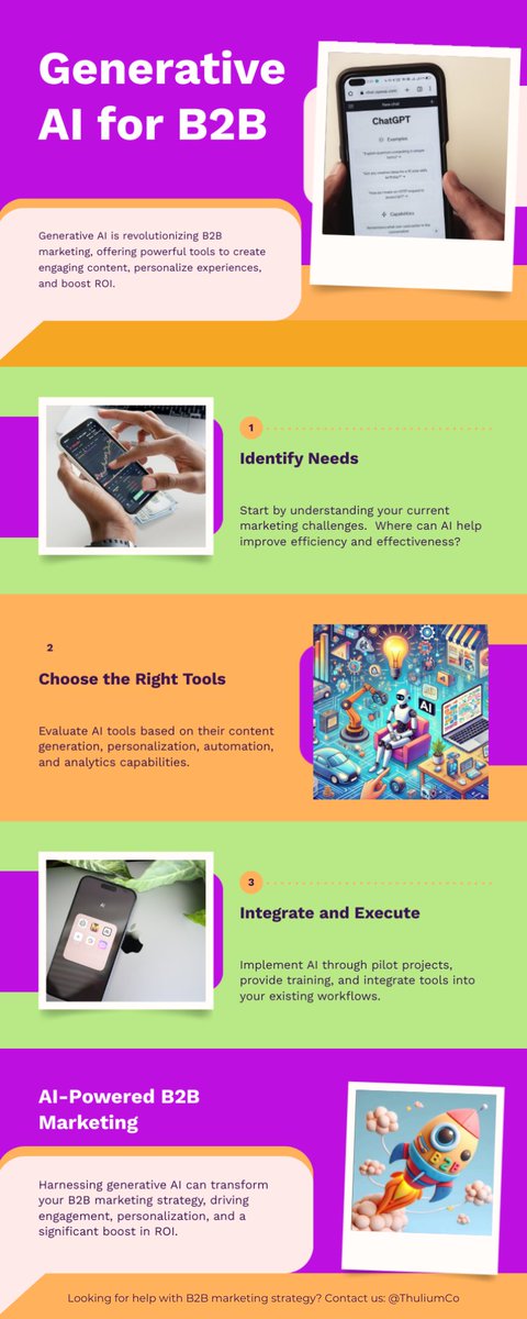 Thulium.co (@thuliumco) on Twitter photo Before you embark on the thrilling journey of implementing #GenAI, it’s crucial to assess #marketing needs and identify areas where this #tech can be a game-changer. Dive into <a href="/TamaraMcCleary/">Tamara McCleary</a>'s blog post to access a clear roadmap for effective integration. thulium.co/generative-ai-… Before you embark on the thrilling journey of implementing #GenAI, it’s crucial to assess #marketing needs and identify areas where this #tech can be a game-changer. Dive into <a href="/TamaraMcCleary/">Tamara McCleary</a>'s blog post to access a clear roadmap for effective integration. thulium.co/generative-ai-…