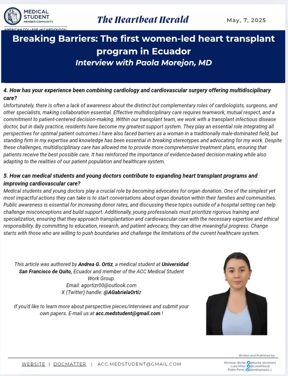 Luka.Mitar (@lukamitar2) on Twitter photo New Heartbeat Herald hot off the press! #accmedstudent <a href="/ACCinTouch/">American College of Cardiology</a> <a href="/burke_khristian/">Khristian Burke</a> <a href="/Gamarra_NN/">Norma Nicole Gamarra Valverde</a> <a href="/AbdulkaderMoh99/">Abdulkader Mohammad</a> <a href="/AdrianaCMares/">Adriana C. Mares</a> <a href="/brhmrby/">Ibrahim Erbay</a> <a href="/DoadJagroop/">Jagroop Doad</a> <a href="/pyrpyris/">Nikos Pyrpyris</a> New Heartbeat Herald hot off the press! #accmedstudent <a href="/ACCinTouch/">American College of Cardiology</a> <a href="/burke_khristian/">Khristian Burke</a> <a href="/Gamarra_NN/">Norma Nicole Gamarra Valverde</a> <a href="/AbdulkaderMoh99/">Abdulkader Mohammad</a> <a href="/AdrianaCMares/">Adriana C. Mares</a> <a href="/brhmrby/">Ibrahim Erbay</a> <a href="/DoadJagroop/">Jagroop Doad</a> <a href="/pyrpyris/">Nikos Pyrpyris</a>