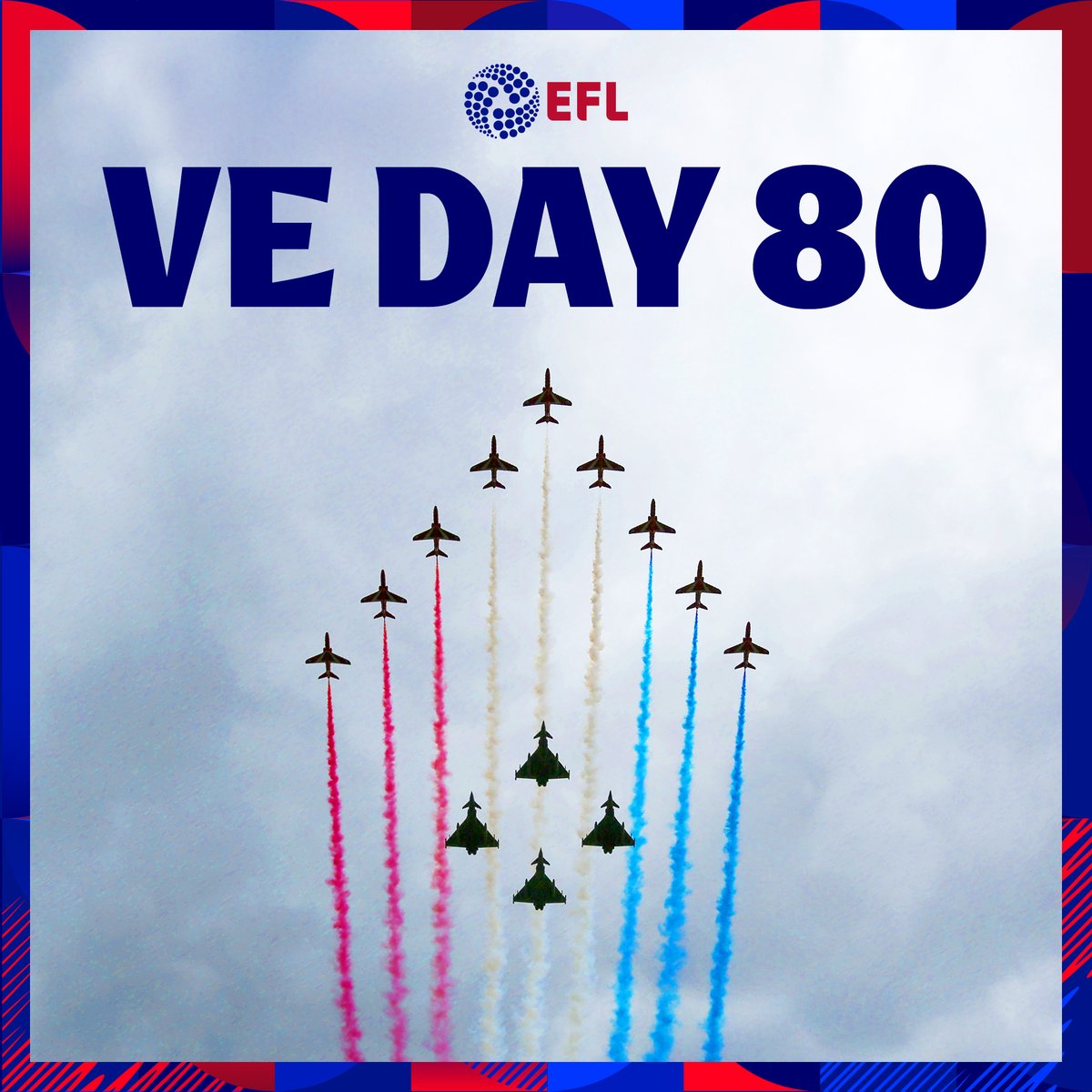 On the 80th anniversary of VE Day, we pause to remember the bravery and sacrifice of those who served this country. 

#EFL | #VEDay80