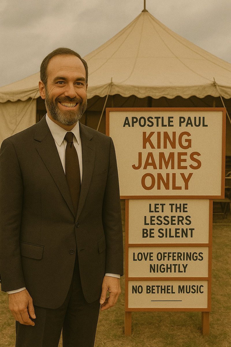 TheLovingPastor's tweet image. This is from Paul’s second missionary journey. Apparently some of the churches had switched from singing about Winging their way home and prayer wheels turning to Bethel music junk like Goodness of God. Paul knew how to handle it and snakes.