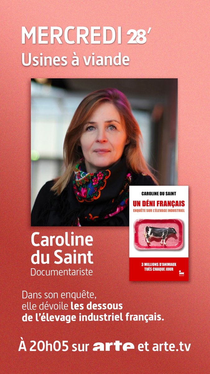 🐔 L’enquête qui dévoile les dessous de l’élevage industriel français

🇮🇳🇵🇰 Inde/Pakistan : l’escalade ?

💭 Choisis ton pape !

🧀 Ce que la sécheresse fait à nos fromages

RDV à 20h05 <a href="/ARTEfr/">ARTE</a> ➡ tinyurl.com/28min070525