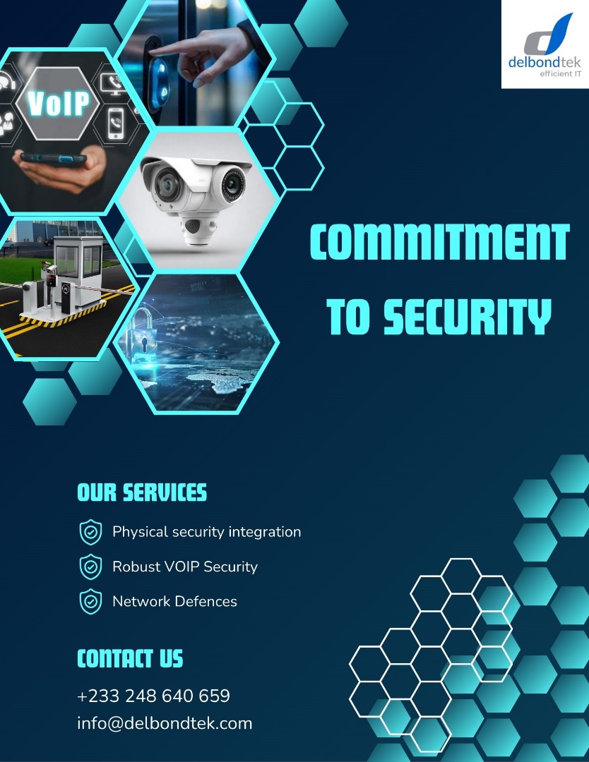 DelbondGH's tweet image. In today’s digital landscape, security is non-negotiable. Delbond integrates the best security practices and solutions into every system we create. Ask us how!👇🏾 #efficientIT #delbondtek