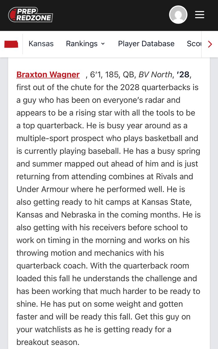 Braxton Wagner (@braxtonwagner11) on Twitter photo Thank you for the mention <a href="/cargile_wade/">CoolDaddyO</a> and <a href="/PrepRedzone/">Prep Redzone 🏈</a>! <a href="/PrepRedzoneKS/">Prep Redzone Kansas</a> <a href="/The_RyanWallace/">Ryan Wallace</a> <a href="/TimVerghese/">Tim Verghese</a> <a href="/jeremycrabtree/">Jeremy Crabtree</a> <a href="/RandyWithersKC/">Randy Withers</a> Thank you for the mention <a href="/cargile_wade/">CoolDaddyO</a> and <a href="/PrepRedzone/">Prep Redzone 🏈</a>! <a href="/PrepRedzoneKS/">Prep Redzone Kansas</a> <a href="/The_RyanWallace/">Ryan Wallace</a> <a href="/TimVerghese/">Tim Verghese</a> <a href="/jeremycrabtree/">Jeremy Crabtree</a> <a href="/RandyWithersKC/">Randy Withers</a>