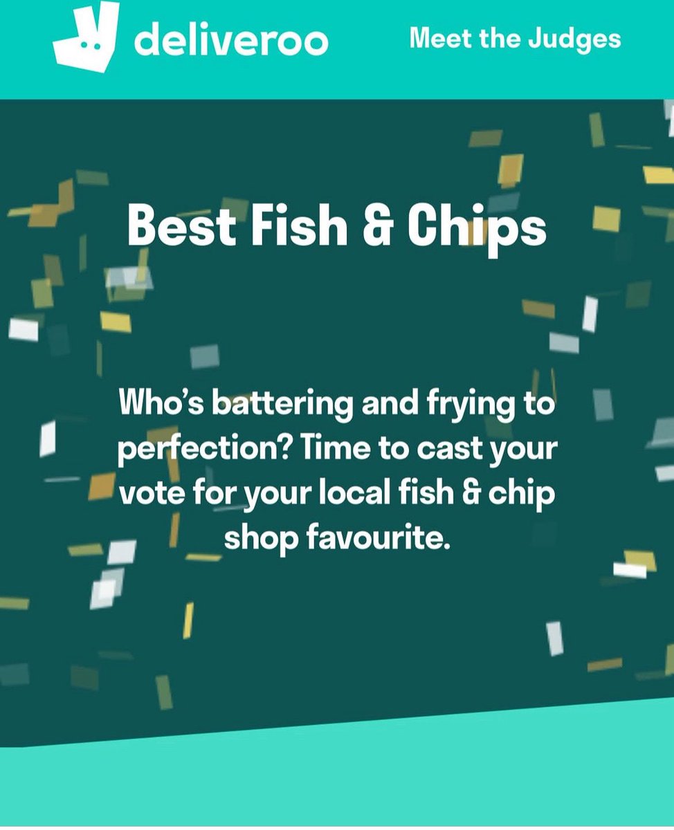 Only a few days left until voting closes. If you haven’t already, please drop us a vote 🙏 We’re the only fish and chip shop from Aberdeen representing Scotland 🏴󠁧󠁢󠁳󠁣󠁴󠁿
#takeaway #fishandchips #awards #deliveroo #scotland #aberdeen 
#food #foodie