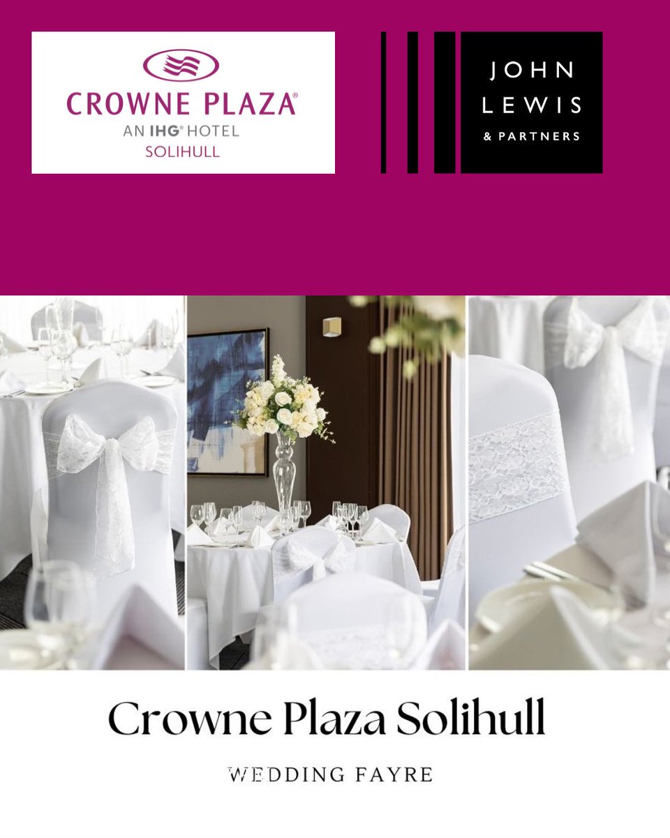 💍✨ You’re Invited! ✨💍

Join us this Sunday for our Wedding Fayre.

✨ Free entry 
✨ Goodie bags 
✨ Complimentary drinks on arrival

Get your free ticket now -lnkd.in/eUbXECPX

#WeddingFayre #WeddingInspo #BrideToBe #GroomToBe #HotelWeddings #WeddingPlanning