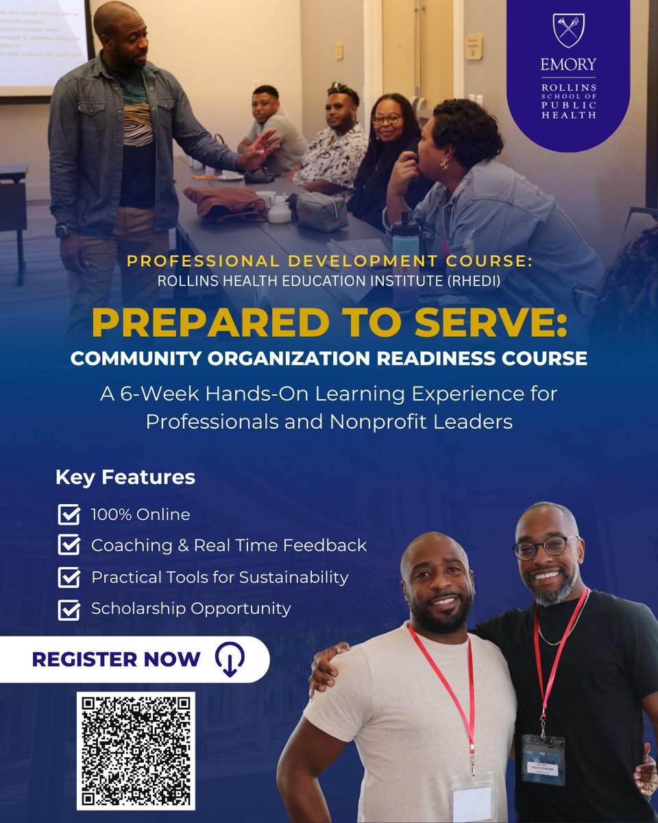 Your work deserves support. Your mission deserves strategy. 💡💪🏾
Join Prepared to Serve, a 6-week online course for community leaders &amp; orgs ready to grow.

✔️ Coaching
✔️ Real tools
✔️ Real impact

🔗 Register: bit.ly/RHEDI25
🎓 Scholarship: bit.ly/RHEDIScholar