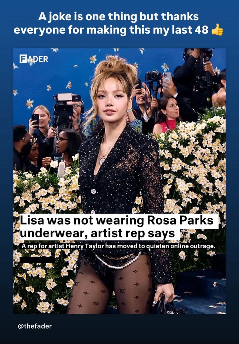 murdoc IG story update:

<a href="/wearelloud/">LLOUD</a> <a href="/LouisVuitton/">Louis Vuitton</a> 

LISA MET GALA DEBUT
#LISAxMetGala2025
#MetGala #MetGala2025