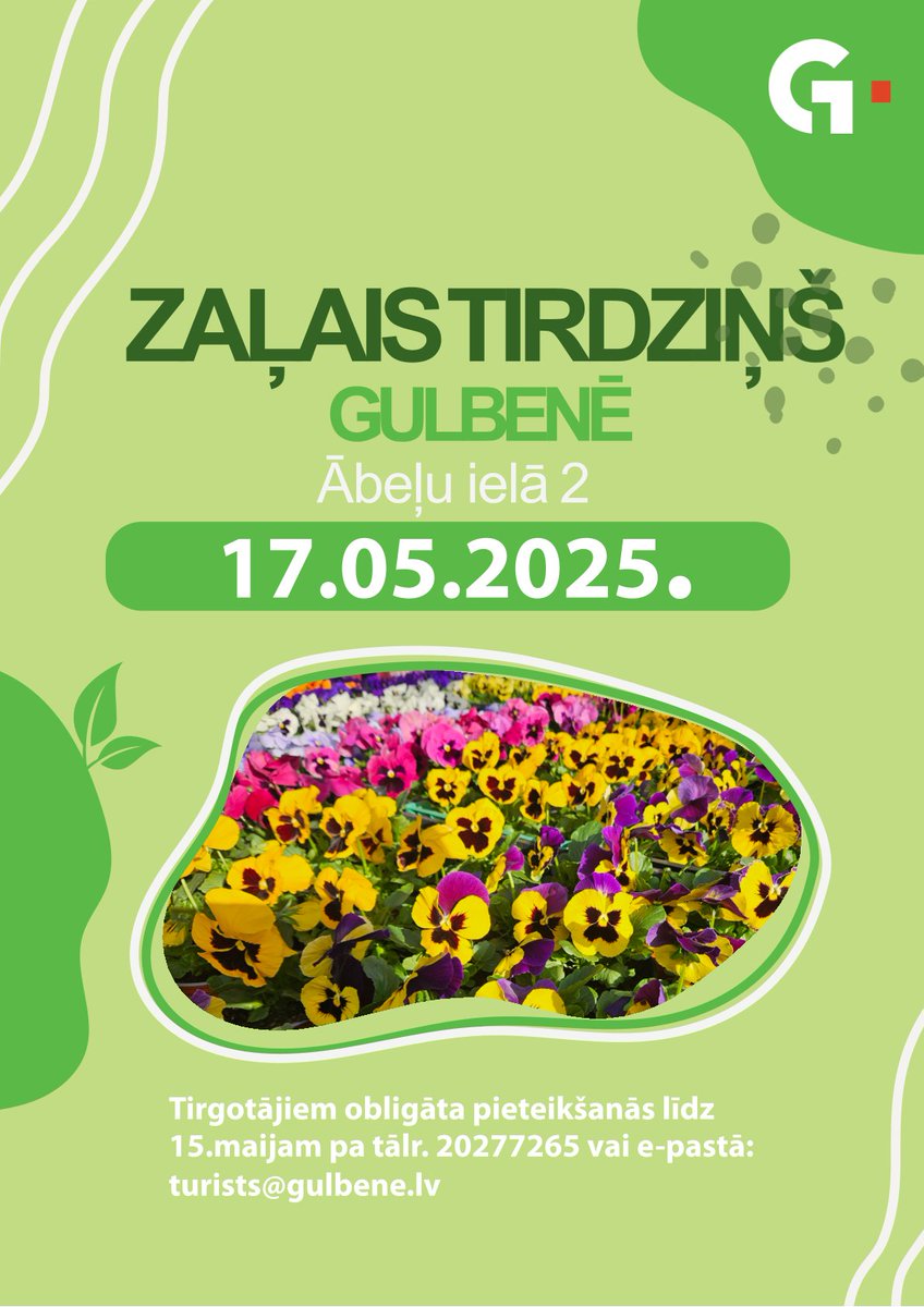 Svinēsim pavasari Zaļajā tirdziņā Gulbenē 17.maijā! Vairāk: visitgulbene.lv/lv/jaunumi/svi…