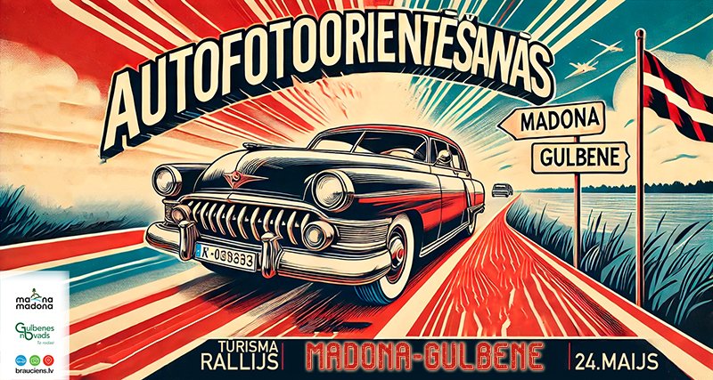 24.maijā ikviens interesents aicināts piedalīties neparastā un izzinošā pasākumā – autofotoorientēšanās braucienā - tūrisma rallijā "Madona-Gulbene". Info: visitgulbene.lv/lv/jaunumi/mad…