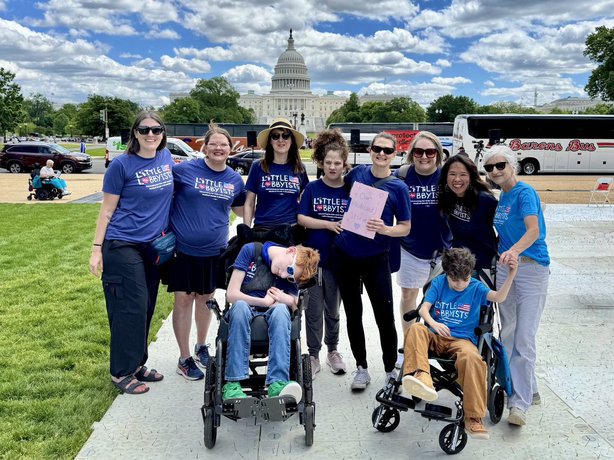 LittleLobbyists's tweet image. Excited to see so many Little Lobbyists families in Washington D.C. today!

We’re sharing some of their stories on the front steps of the Capitol right now.

Help us #ProtectMedicaid!

LIVESTREAM: youtube.com/live/tBo00pL1w…