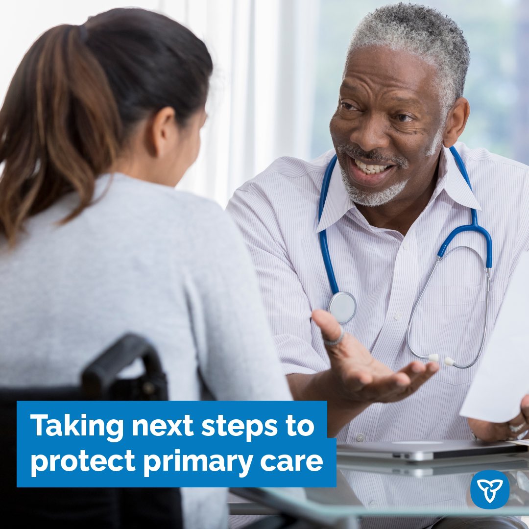 Our government's first-of-its kind, nation-leading legislation, the Primary Care Act, marks a major step forward in our plan to protect our health-care system and ensure that primary care will be accessible for all.
 
Learn more: news.ontario.ca/en/release/100…
