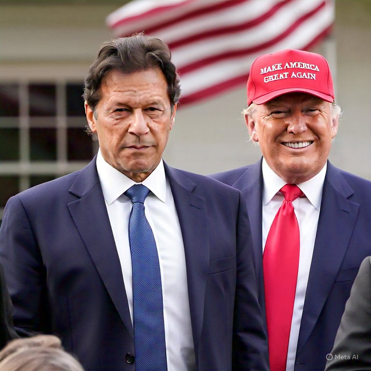 Khan with Trump 
#FreeKhanRightNow