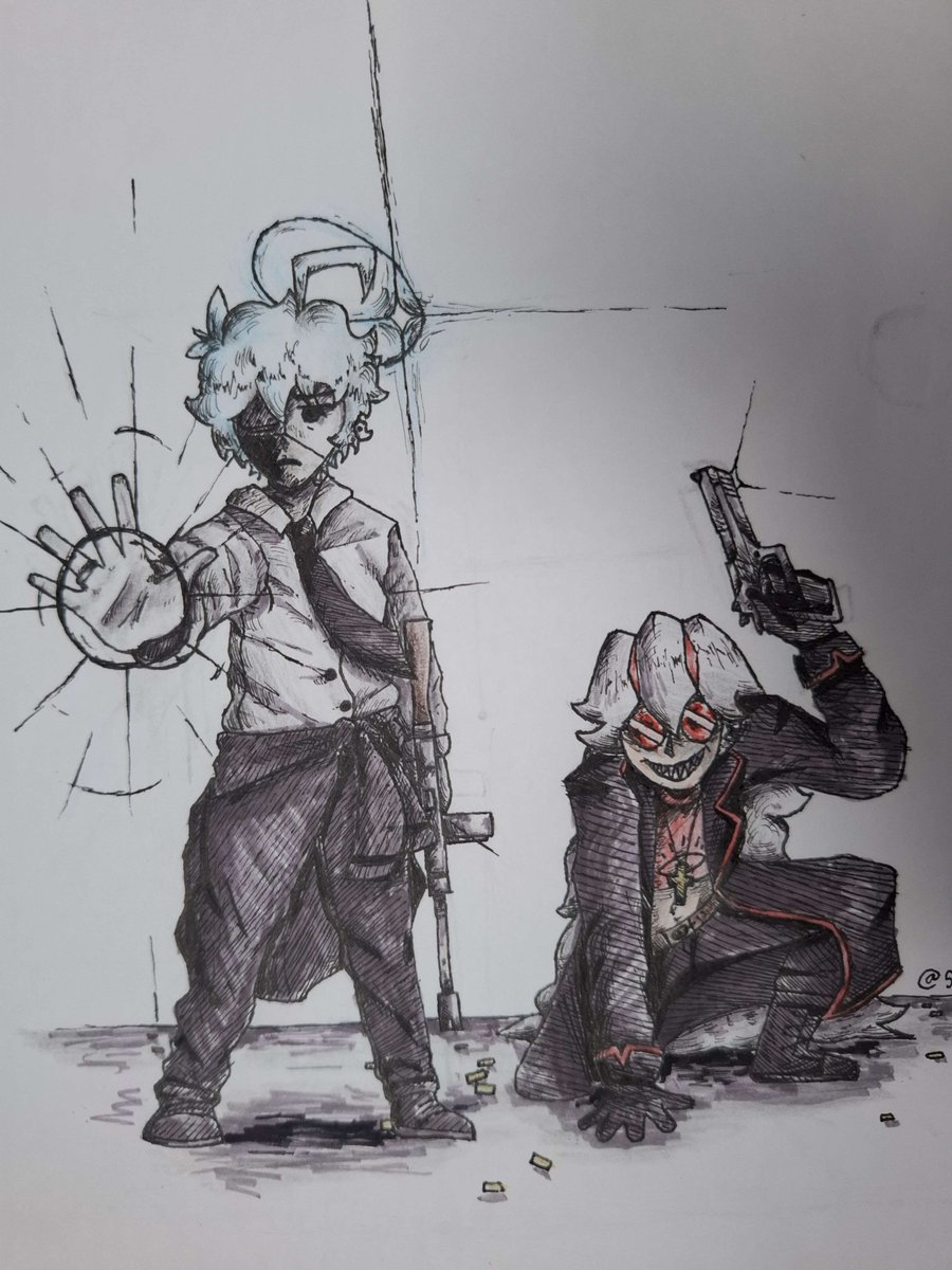 solsthyw's tweet photo. Primeiro desenho no Twitter em muito tempo, e aqui um desenho no papel depois de muito tempo parado do meu OC e a saborosa dele aí ó (ela não é de minha autoria)
Sim tem muitos erros mas eu nao sei usar corretivo https://t.co/NFCWlY8psZ