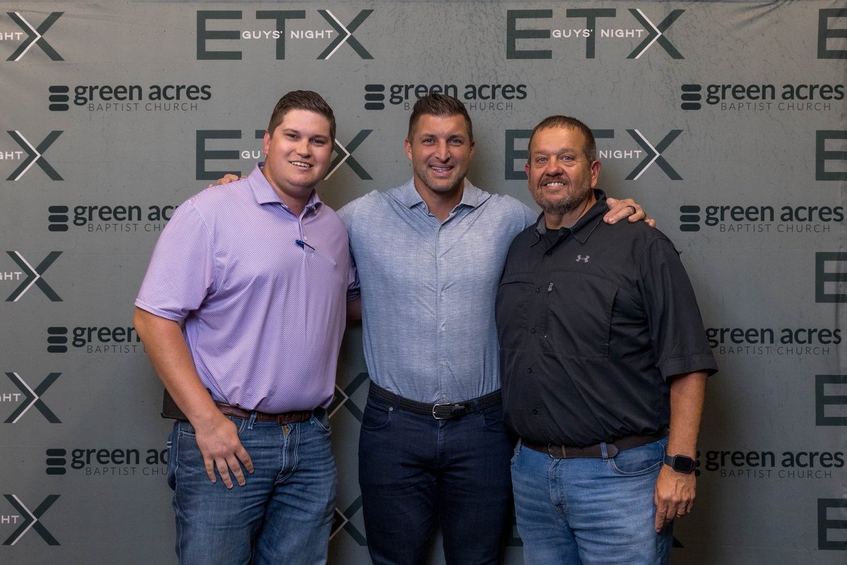 Enjoyed a powerful night of Ministry with my Son and Tim Tebow