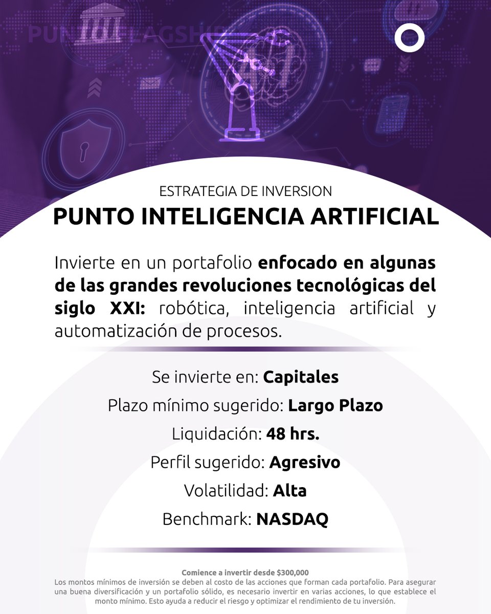 PuntoCasaBolsa's tweet image. 🔗 Regístrese y comience a invertir 
👉 puntocasadebolsa.mx/comenzar-a-inv… 
.
. 
#PuntoCasaDeBolsa #Inversiones #Rendimiento #CrecimientoFinanciero #EstrategiaDeInversion #PortafolioDeInversion #Patrimonio