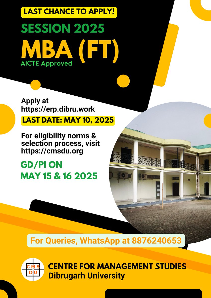 Centre for Management Studies,Dibrugarh University tweet media