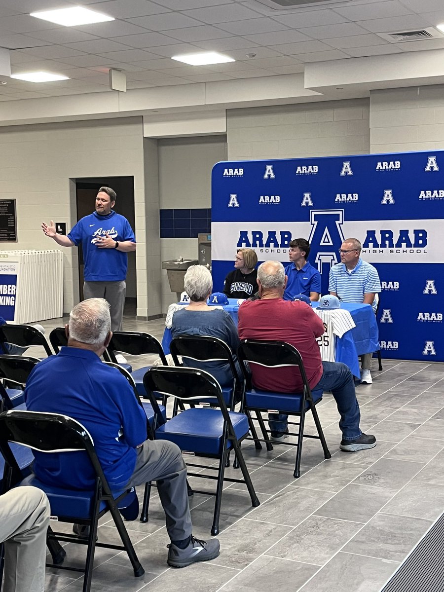 Arab High School Baseball (@arabbaseball) on Twitter photo Congratulations to Drew Puccio (<a href="/drew_poosh2/">Drew Puccio</a>) officially signing with <a href="/SneadBaseball/">Snead State Baseball</a>.
β’148 varsity games played
β’145 consecutive starts
β’145 Hits (109 1B, 21 2B, 10 3B, 5 HR)
β’90 Walks
β’158 Runs scored
β’313 Assist
β’187 Putouts
Reached base safely in 131 games Congratulations to Drew Puccio (<a href="/drew_poosh2/">Drew Puccio</a>) officially signing with <a href="/SneadBaseball/">Snead State Baseball</a>.
β’148 varsity games played
β’145 consecutive starts
β’145 Hits (109 1B, 21 2B, 10 3B, 5 HR)
β’90 Walks
β’158 Runs scored
β’313 Assist
β’187 Putouts
Reached base safely in 131 games