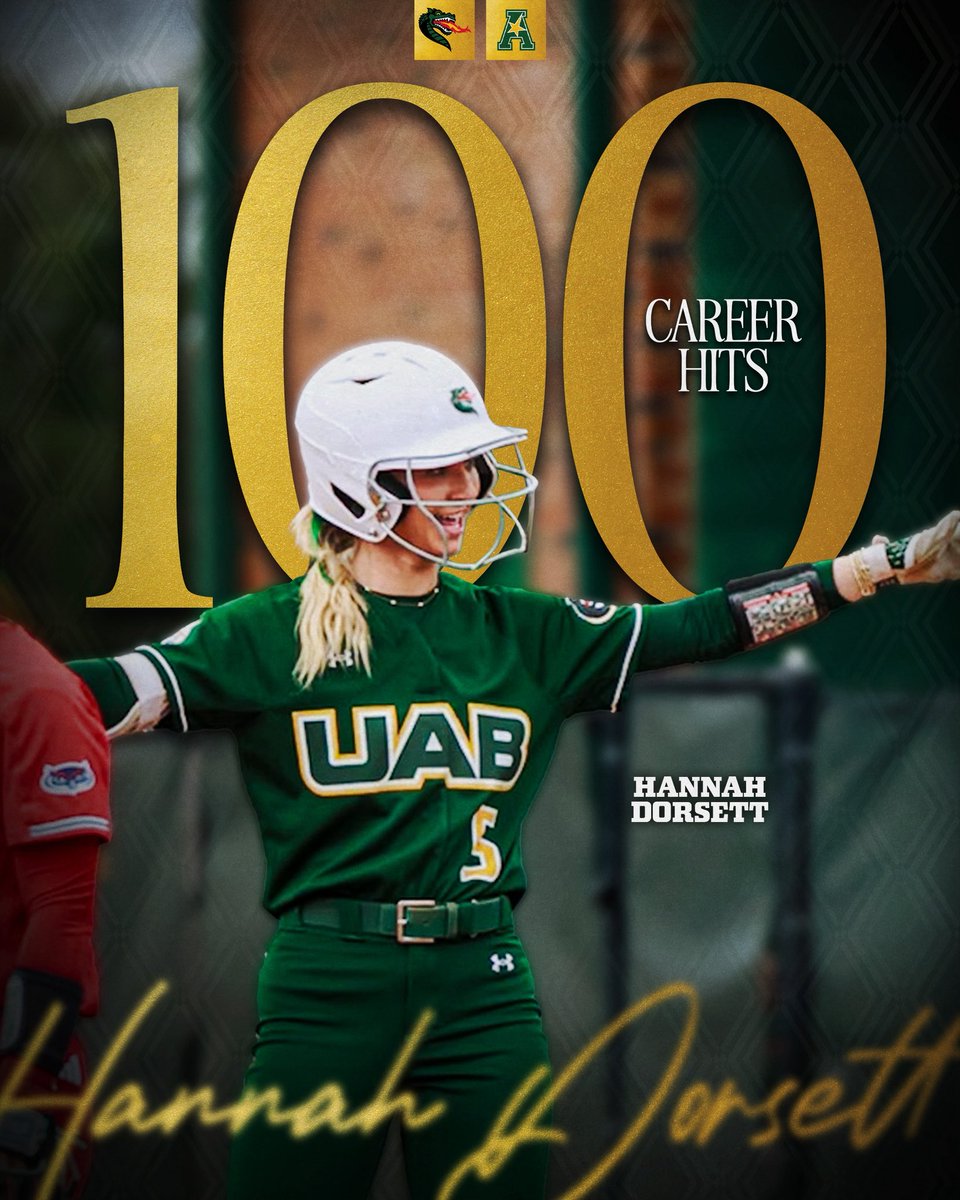 💯 as a sophomore 😎

Hannah Dorsett grabbed her 100th career hit today! 

#WinAsOne