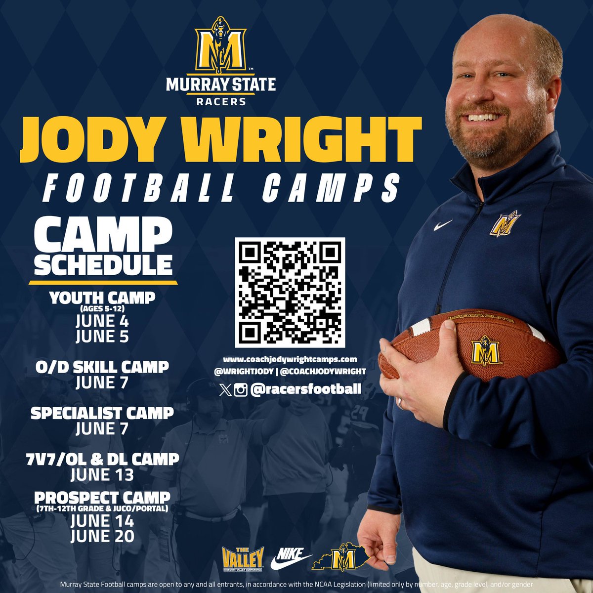 Thanks <a href="/MSUFBRecruit/">Murray State Football Recruiting</a> for the invite!
