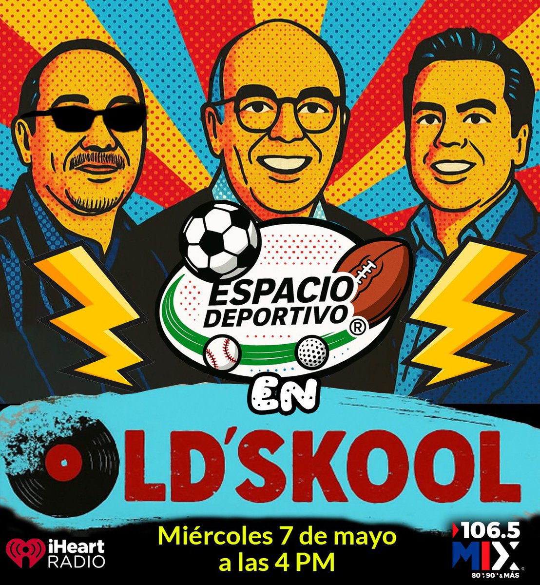 El Crossover definitivo y sabrosón de la radio es hoy con <a href="/e_deportivo/">Espacio Deportivo Oficial</a> y Old’SKool por <a href="/MixMxOficial/">MIX FM</a> a las 4 PM ¡Carajo! 📻 

 <a href="/pepesegarra/">Pepe Segarra</a> <a href="/acervantes_/">Alejandro Cervantes</a> <a href="/politoluco/">politoluco</a> <a href="/889Noticias/">88.9 Noticias</a>