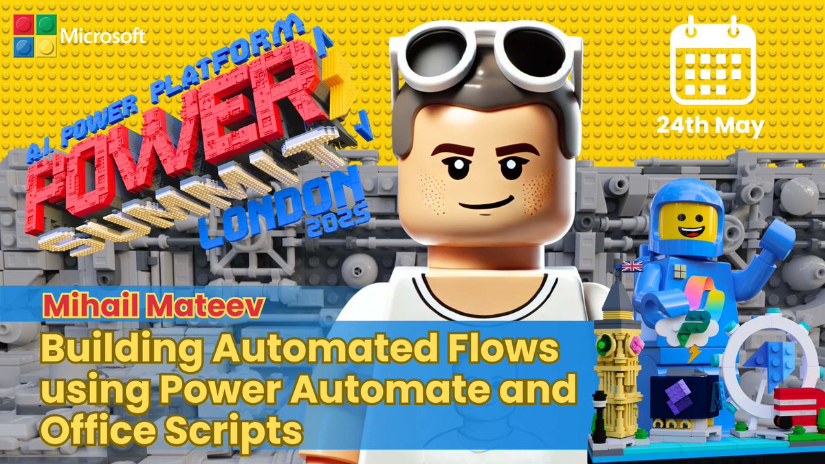I am glad to be a speaker at the London Power Summit and talk on #powerAutomete and #M365 #OfficeScripts #LondonPowerSummit #mvpbuzz #msftadvocate