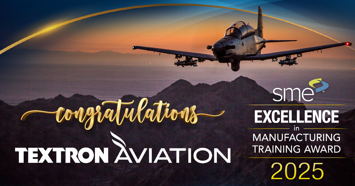 Textron Aviation has won the SME 2025 Excellence in Manufacturing Training Award. By investing in hands-on learning with a 100,000 sq. ft. Career &amp; Learning Center, they’re setting the standard for workforce development. 🔗 Learn More: brnw.ch/21wStU1