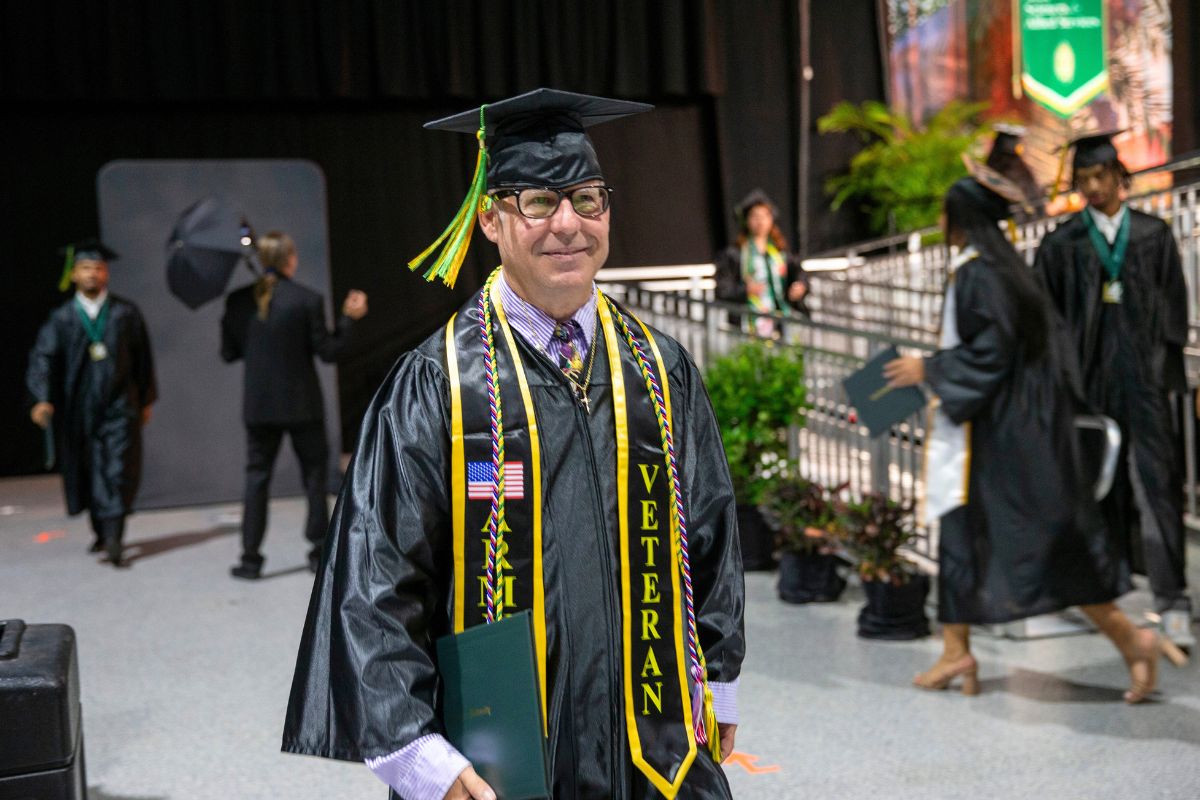 SaintLeoUniv's tweet photo. During this morning's commencement celebration, Dr. Edward Dadez was named president emeritus and reminded graduates: "Do well, do good, much luck, and success always!" Congratulations to the Class of 2025! https://t.co/9n5GXq5PXy