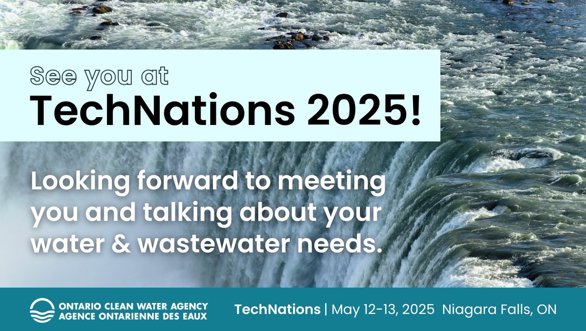 OCWAnews's tweet image. OCWA&apos;s excited to be attending #TechNations ‘25. For 30+ years we’ve been protecting public health by operating water/wastewater plants safely and supporting First Nation water hubs with capital, maintenance &amp;amp; technical projects. @OFNTSC