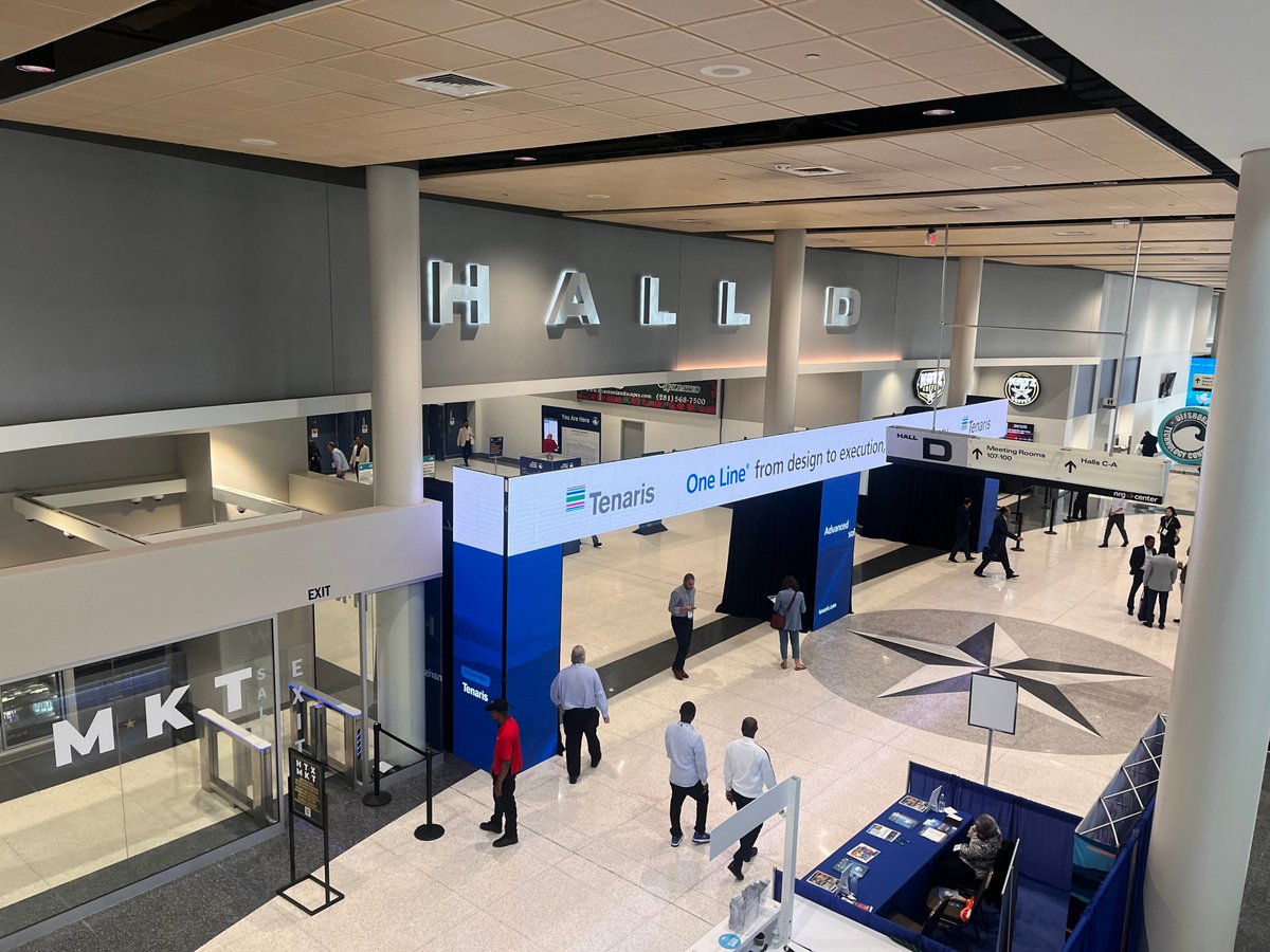 Tenaris's tweet image. We’re at #OTC2025 through tomorrow at NRG Park in Houston! Stop by Hall D to learn about our One Line® services and TenarisShawcor coating solutions, built to handle complex pipeline projects from start to finish.

#Offshore #Linepipe #OneLine #TenarisShawcor #CoatingSolutions