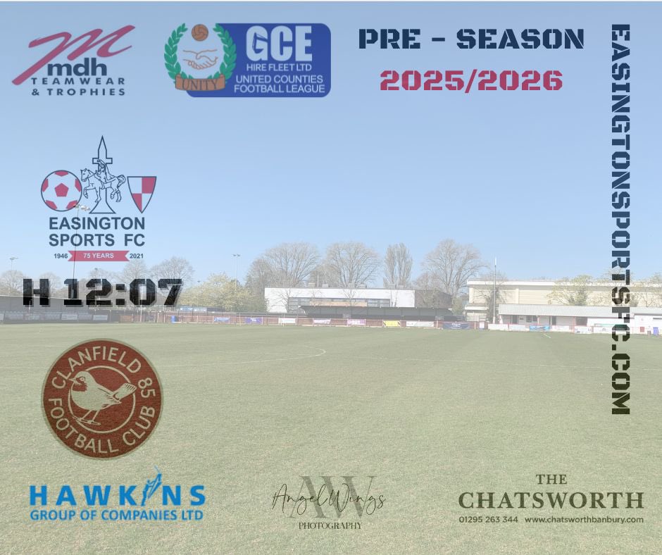 Easington Sports FC (@sports_esfc) on Twitter photo 🚨Pre Season Friendly Confirmed 🚨
We look forward to welcoming <a href="/clannyfc/">Clanfield 85 F.C.</a> to Addison Road
🔴⚪️
#theclan 🚨Pre Season Friendly Confirmed 🚨
We look forward to welcoming <a href="/clannyfc/">Clanfield 85 F.C.</a> to Addison Road
🔴⚪️
#theclan